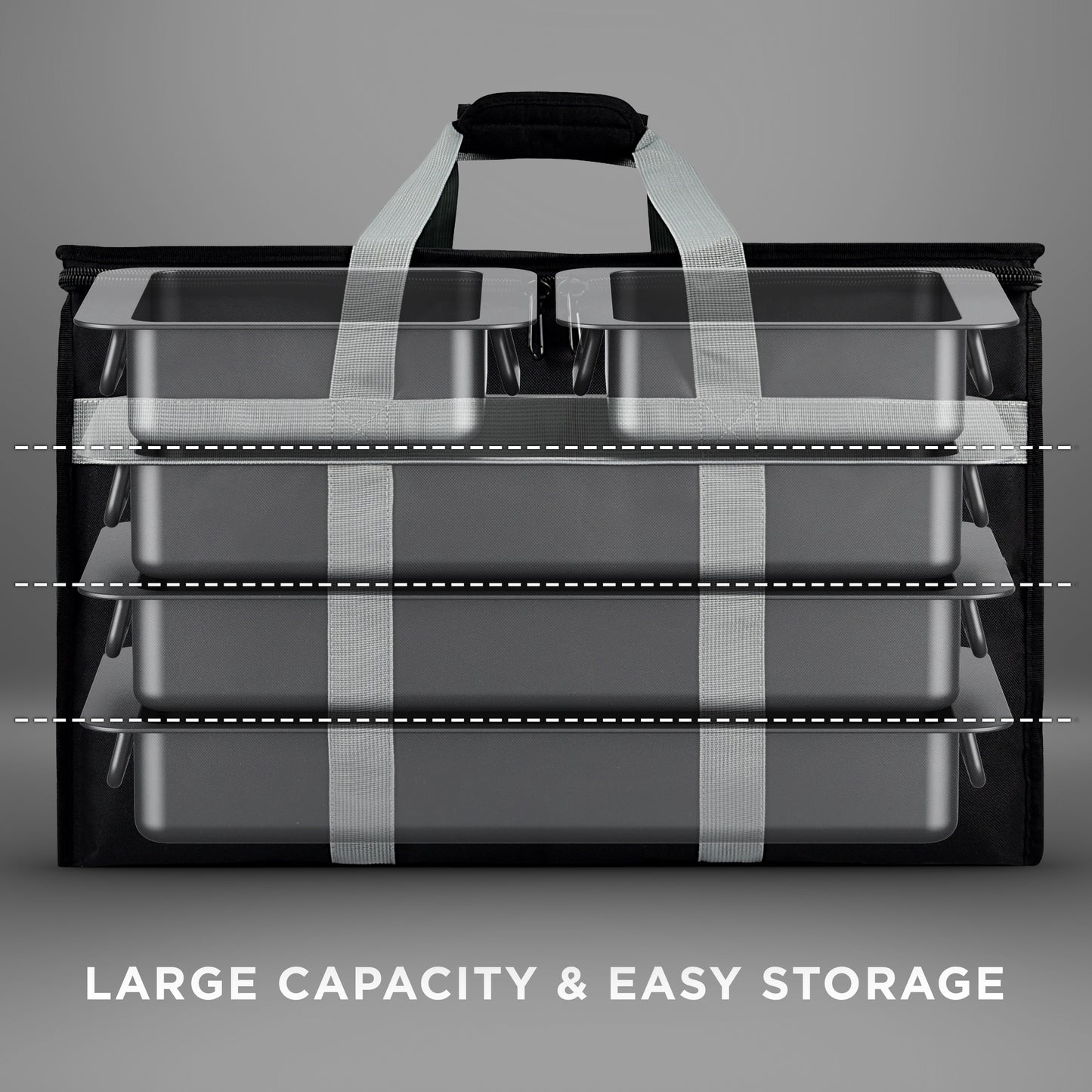 Food Delivery Bag - Black (Rent)