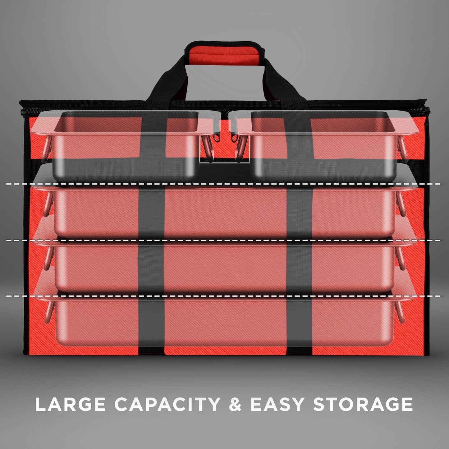 Food Delivery Bag - Red (Rent)