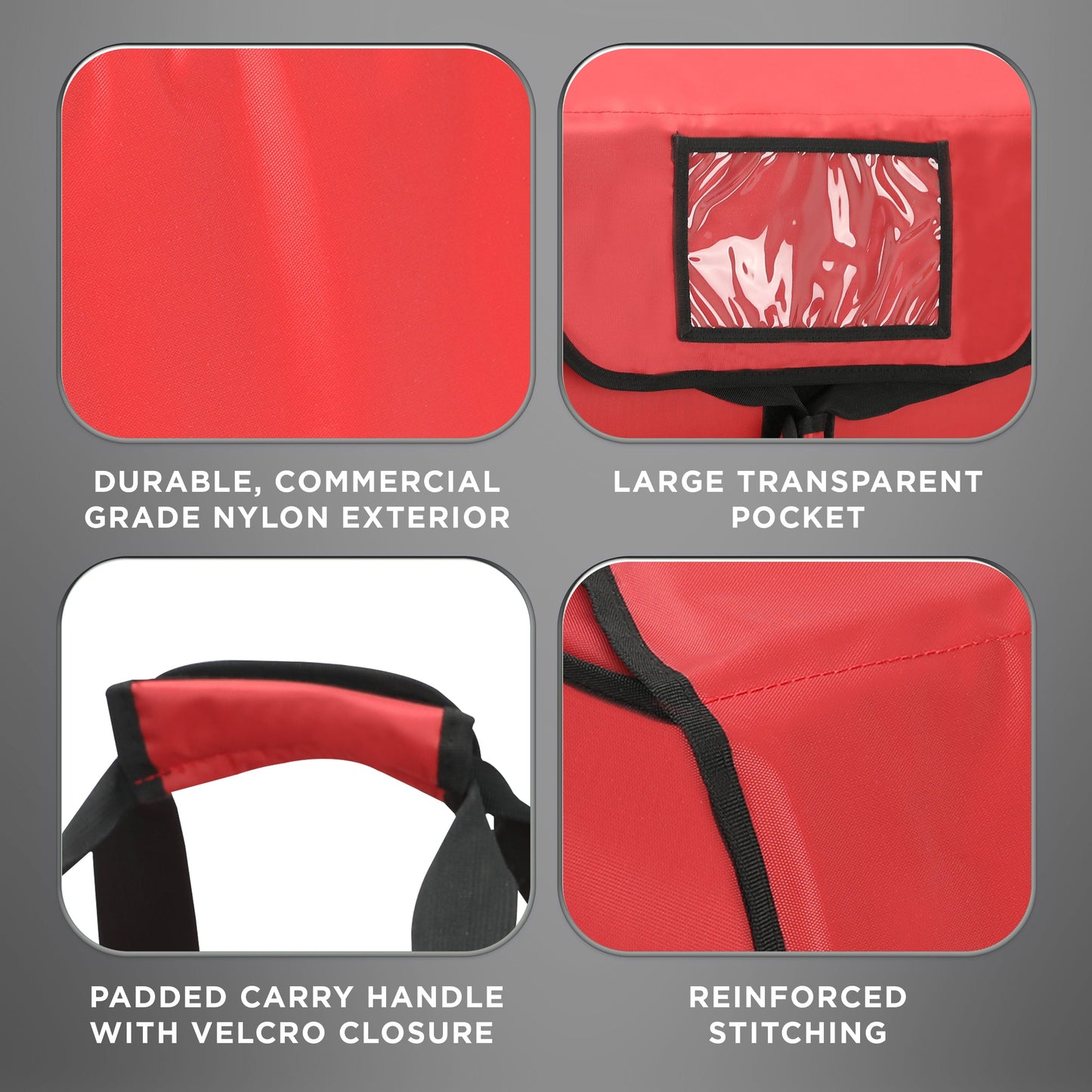 Pizza Delivery Bag - Red (Rent)
